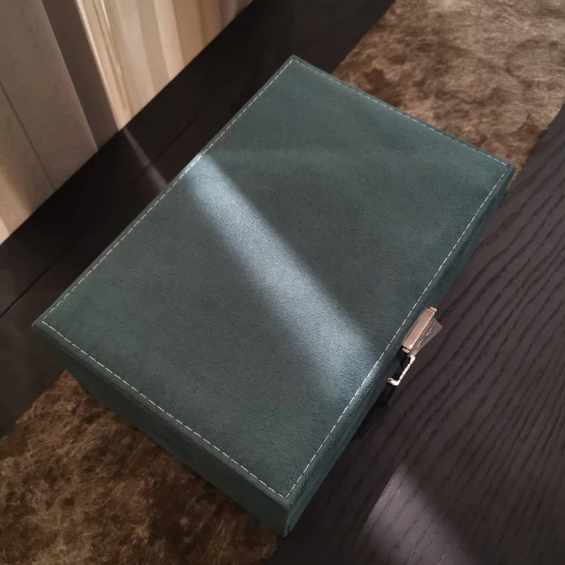 Европейский стиль двухслойная элегантная фланелевая шкатулка большой емкости с