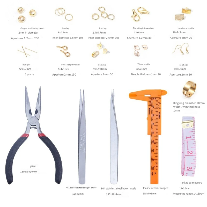 New Earrings Jewelry Handmade Accessories Material Package with Tool Diy Accessories