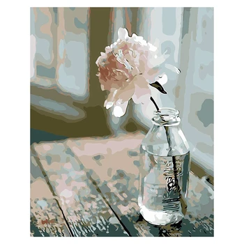 

DIY Digital Painting, Canvas Kit for Children and Adults, 40cm Wide x 50 cm Long Painting Brush