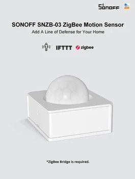 

SONOFF SNZB-03 - ZB Motion Sensor Smart Home Device Alarms WIFI Detect Motion Trigger Alarm Remote ZBBridge Via eWeLink APP
