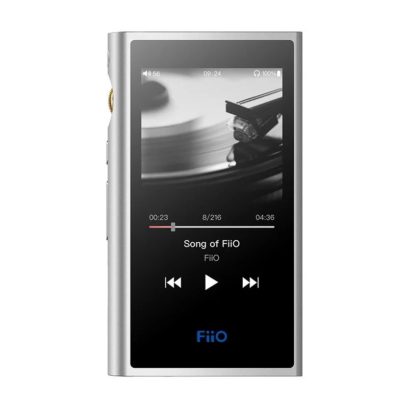 FiiO M9 Портативный Аудио плеер высокого разрешения AK4490EN* 2 Поддержка Wi-Fi Bluetooth DSD128 USB аудио DAC SPDIF выход - Цвет: Silver