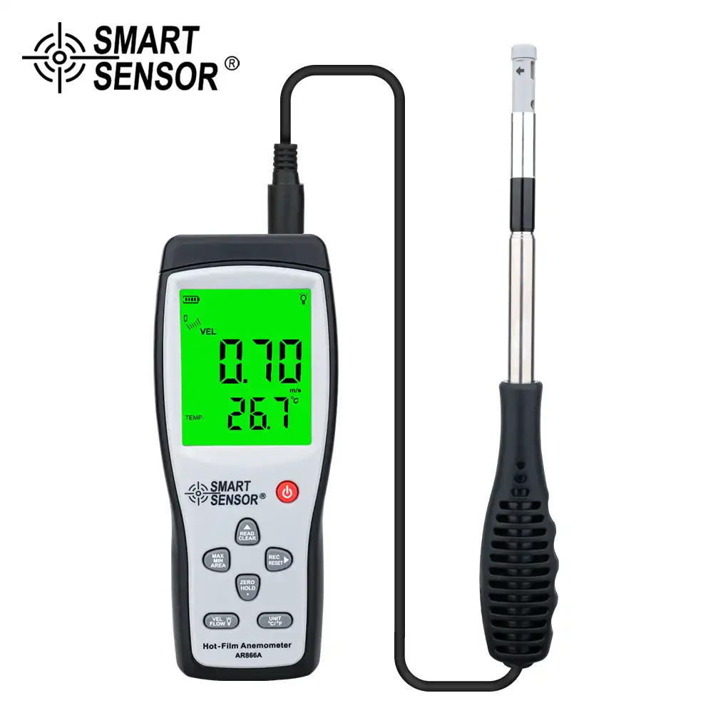Digital Hot Film Anemometer Pengukur Kecepatan Angin Pengukuran Suhu Kecepatan Udara 40m Detik Penahan Data Ke Pc Melalui Alat Diagnostik Usb Alat Alat Pengukur Kecepatan Aliexpress