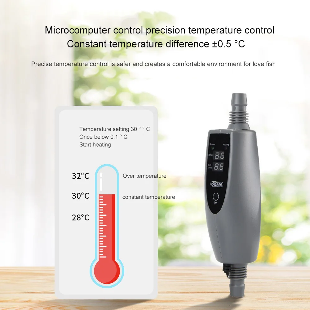 Новинка ISTA 150 Вт/300 Вт/500 Вт Внешний Нагреватель аквариума подогреватель аквариума жидкокристаллический цифровой дисплей аквариумные принадлежности