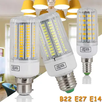 

LED Bulb Corn Bulb Light Bulbs E27 E14 B22 E12 Screw Base High Power 220V 110V Room White Lamp Replace 150W Incandescent Lamps