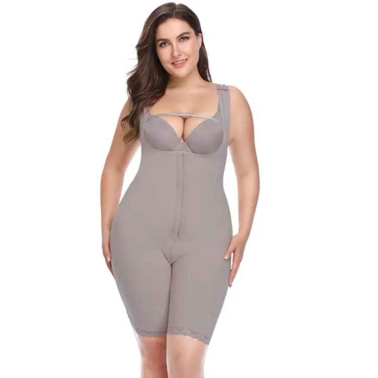 D026-gray Корсет большого размера panti утягивающее белье тонкий tummi bodi shaper утягивающая одежда panti корсет бюстье Женское тонкое нижнее белье - Цвет: D026-gray