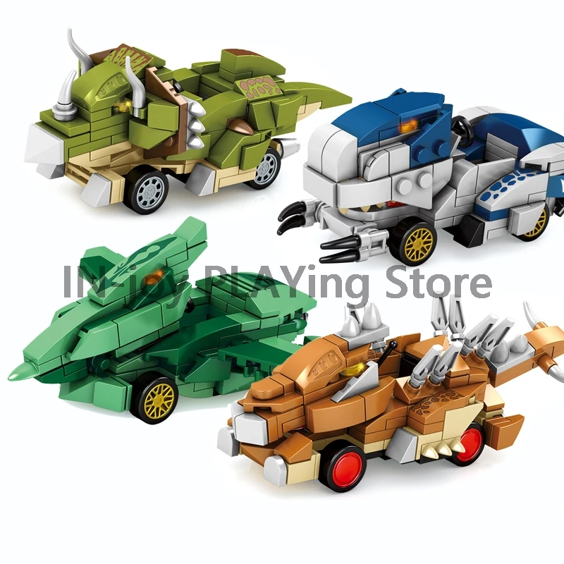 Famous Cars Mech Chariots Building Blocks Sci-fi Movies Figures Kids Christmas Gifs Bircks Models Creative Toys For Children DIY