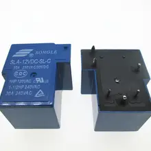 10 шт./лот в виде бабочек, новинка, 12V реле SLA-12VDC-SL-C SLA-DC12V-SL-C SLA-12V-SL-C 12VDC DC12V 12V 30A 250VAC 6PIN