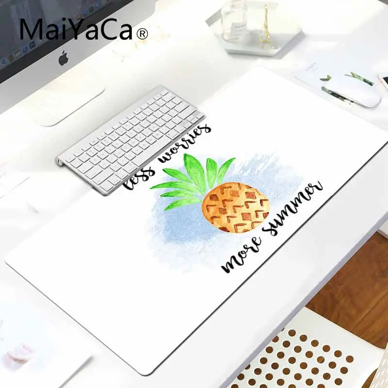 LockEdge 30x80cm MaiYaCa ананас DIY дизайн игровой с узором коврик для мыши Комфортный коврик для мыши игровой коврик для мыши - Цвет: LockEdge 30x80cm