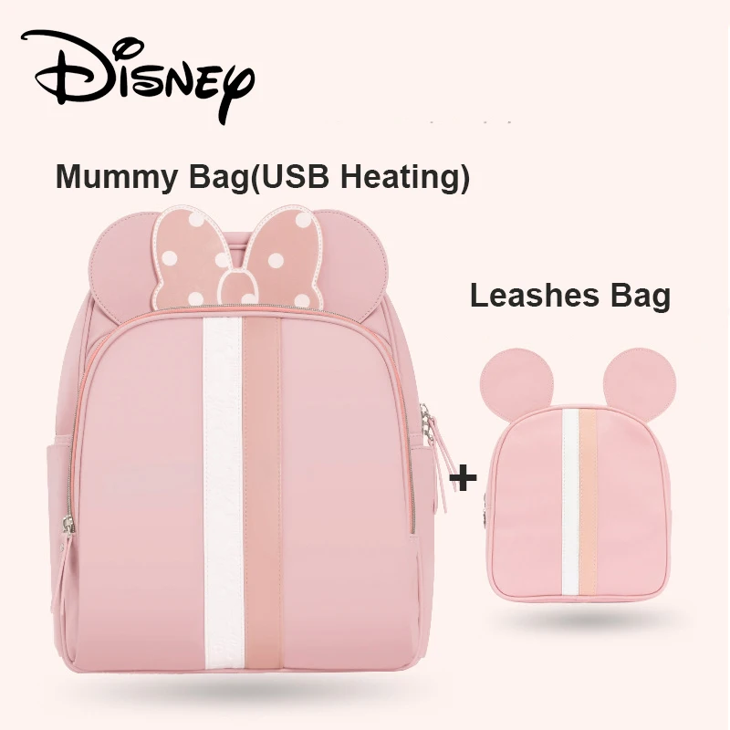 Disney 2 шт. сумка для подгузников рюкзак USB бутылка изоляционные сумки большая