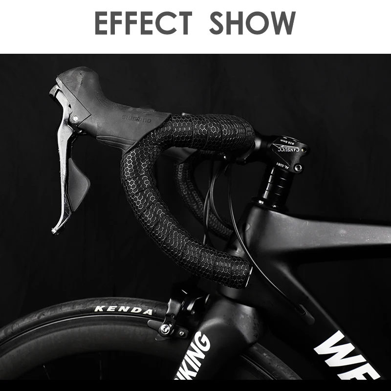 WEST BIKING Bicycle Handlebar Tape Non-slip Silicone EVA Handle Bar Tape Road Bike Fixing Ring Cycling Accessories