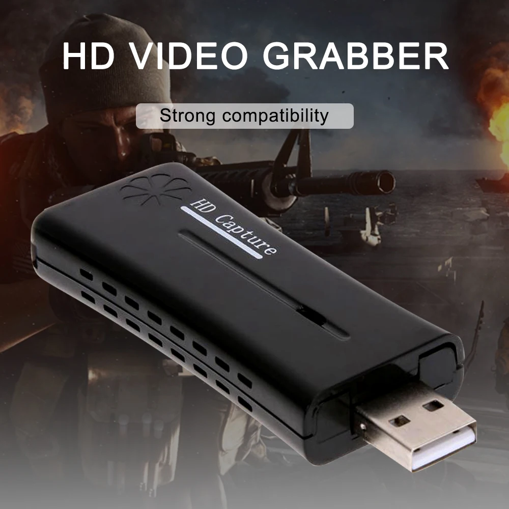 

Willkey Mini Video Capture Card USB 2.0 HDMI Video Grabber Record Box for DVD Camcorder HD Camera Recording Live Streaming