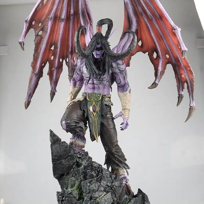 

Limited Large Size 60cm WOW Illidan GK Resin Statue Figure Collection Model Original Box Best Gift