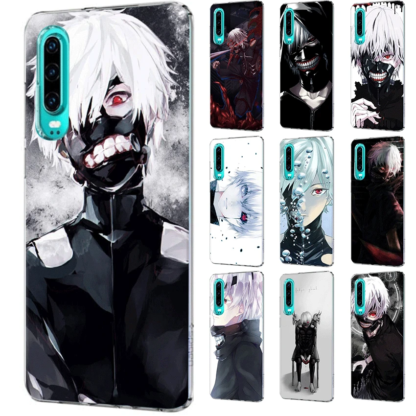 Mobile Phone Case For Honor 6A 6C 7A 7X 8 8X 8C 9 9X 10 20 Lite Pro Hard Cover Anime Tokyo Ghouls Shell | Мобильные телефоны и