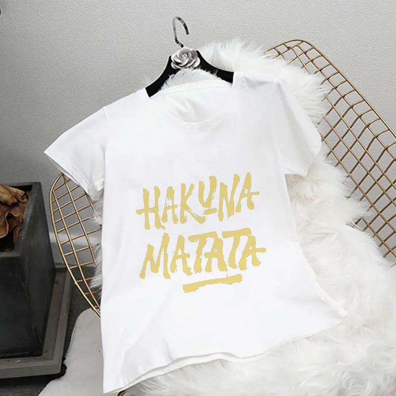 Harajuku/футболка для маленьких девочек футболка для мальчиков с милым рисунком льва и цветка крутая белая одежда Детские топы, летние Kawaii Innovation