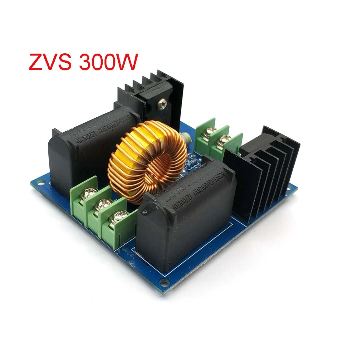 

12-30V 60-300W ZVS Tesla Coil Driver Genrator Board High Voltage Discharge Flyback Generate Module Long Arc 10A