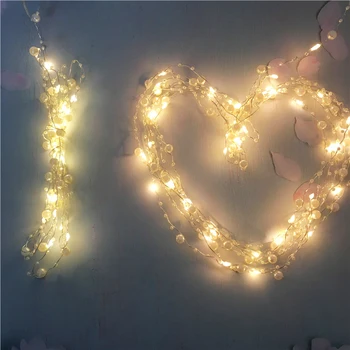 

10M 5M Led Wedding Fairy String Lights Vintage Pearl Decoration Led Garden String Lights Holiday Xmas Festival Home Lighting