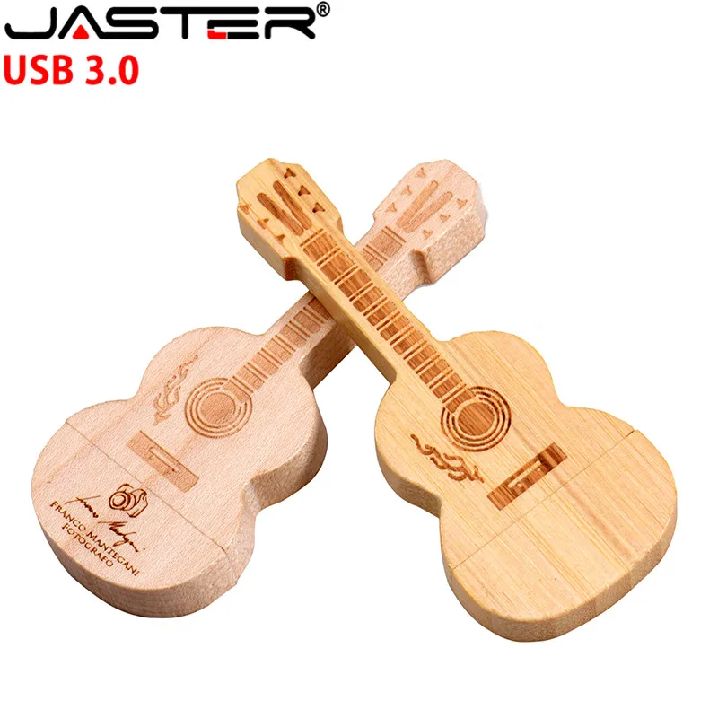 JASTER(10 шт бесплатный логотип) деревянная гитара скрипка usb флэш-накопитель сердца Флешка 4 ГБ 16 ГБ 32 ГБ 64 ГБ 128 ГБ логотип клиента