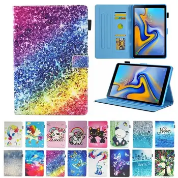 

Unicorn Cute Leather Case For Samsung Galaxy Tab A 8.0 P200 P205 2019 Funda For Samsung Tab A 8'' 2019 Tablet Cover Stand Case