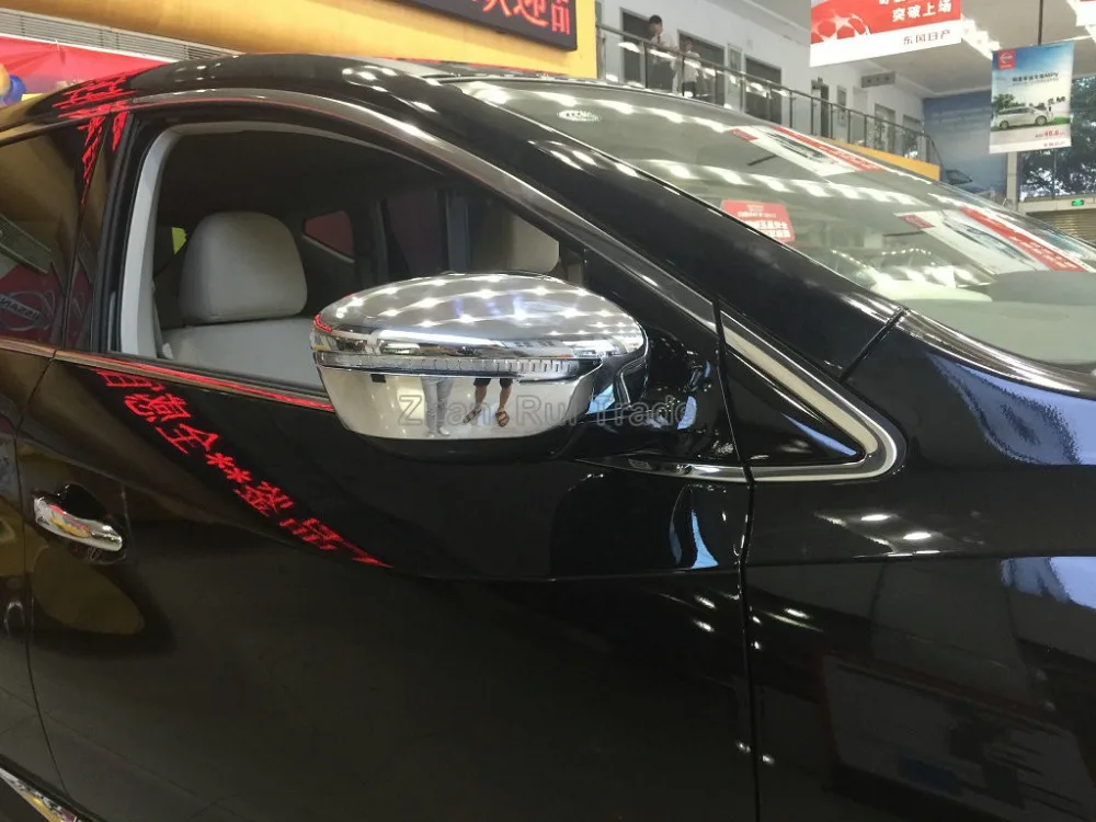 Для Nissan MURANO автомобильные хромированные аксессуары из АБС-пластика боковое зеркало Накладка заднего вида накладка молдинг Гарнир
