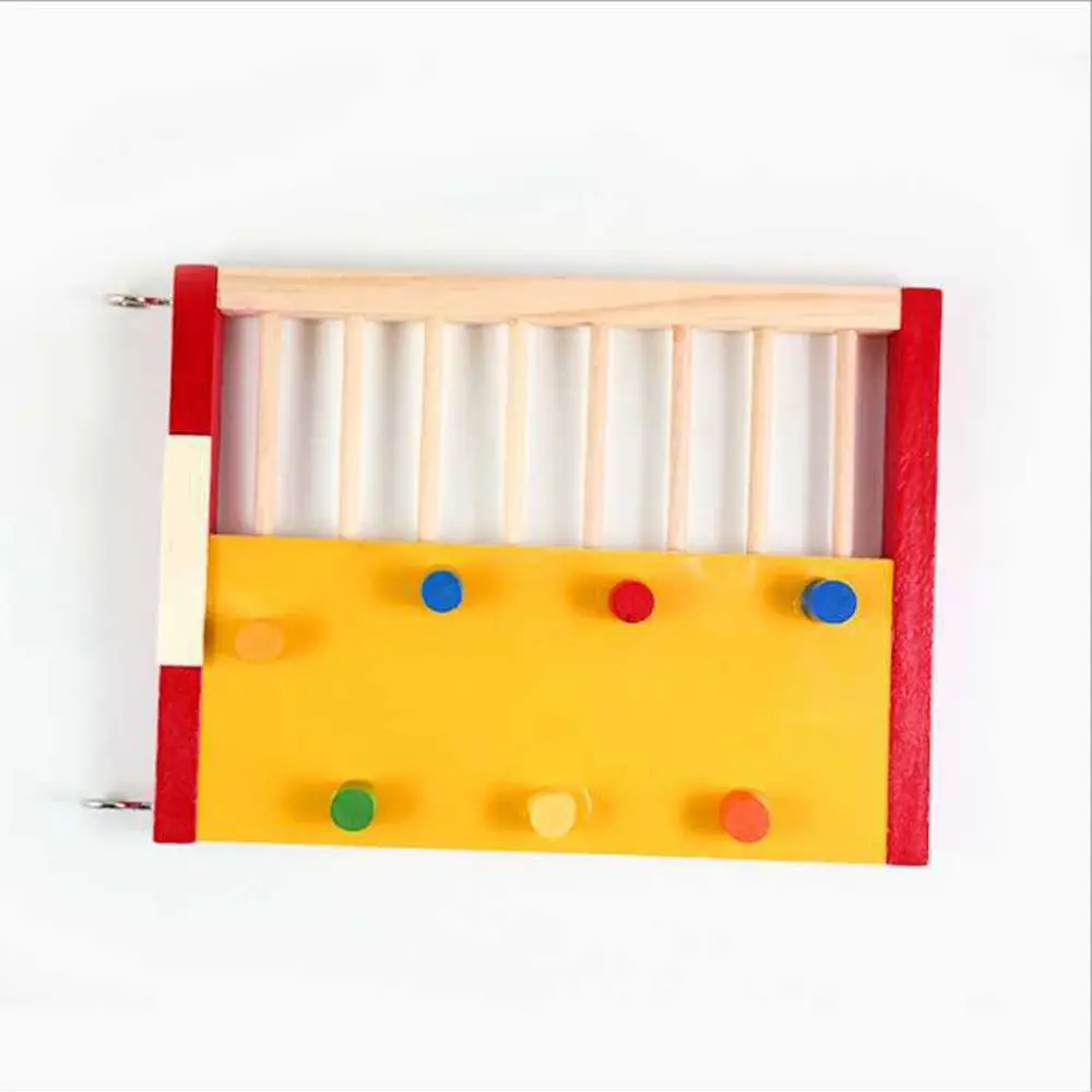 Натуральный Деревянный хомяк альпинистская лестница крыса игрушка морская