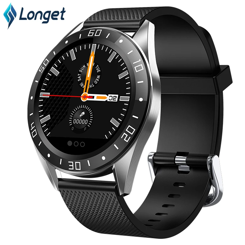 

Longet Smart Watch GT105 Waterproof IP68 Heart Rate Monitor Fitness Water Sleep Monitor Color Screen Sport Smartwatch Men Women