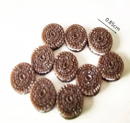 10pcs cookies 1 шт 1/6 масштаб миниатюрный кукольный домик, пищевая коробка для печенья, мини шоколадная кукла Blyth, еда для Барби, BJD, куклы, кухонные игрушки - Цвет: 10pcs cookies