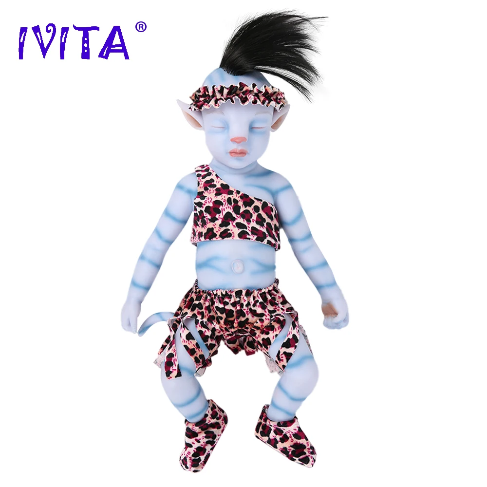 IVITA WG1806RH 51 см 2900 г полностью силиконовые куклы для новорожденных реалистичные