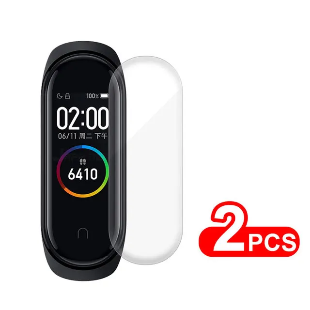 Hangrui нейлоновый ремешок с ТПУ чехол для Xiaomi mi Band 4 3 сменный ремешок для часов mi Band 3 4 умный браслет на запястье спортивный браслет - Цвет: 2 pcs