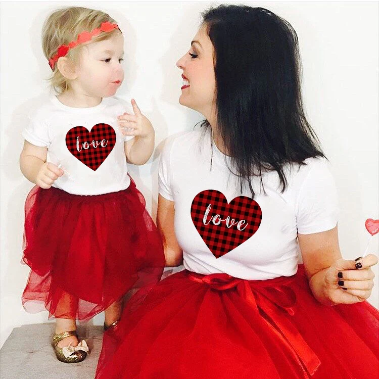 Baby Girl Matching Valentines Shirts 