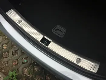 

For Mercedes Benz E Class 2016 1PC Stainless Steel Car Inner Rear Tail Box Bumper Pedal Plate Trim Cover Car Styling Accessory