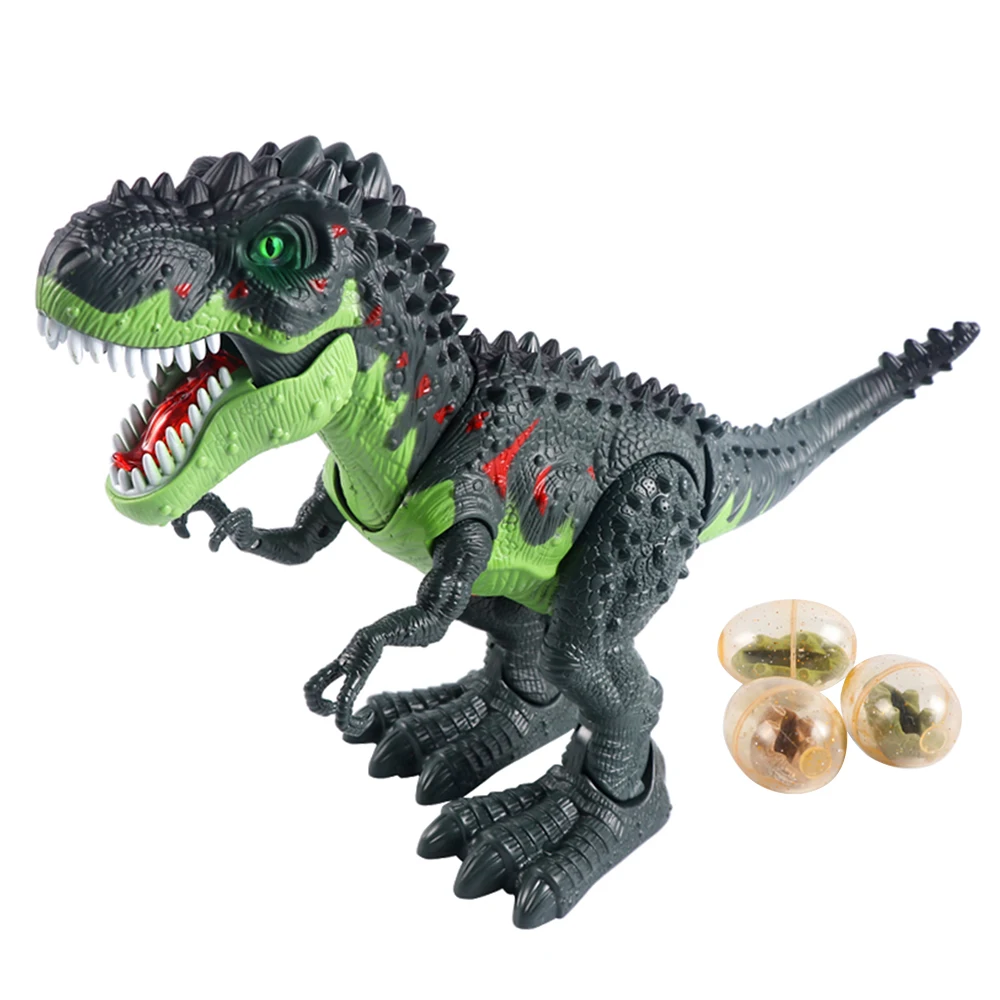 Электронный динозавр модель игрушка спрей укладка EggsTyrannosaurus Rex животных игрушки