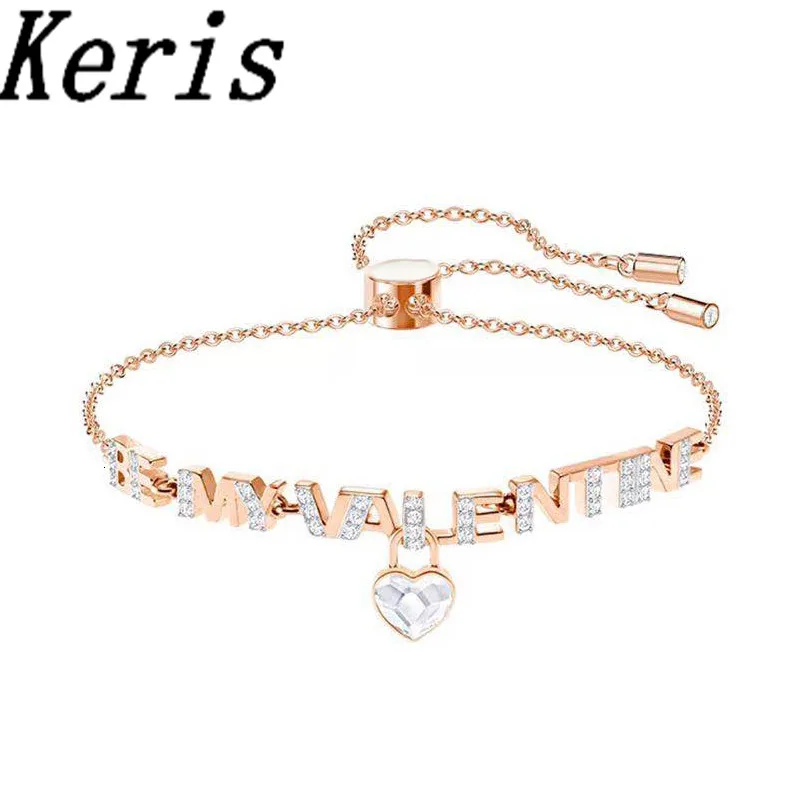 

High quality swa new gold melt heart-shaped female bracelet