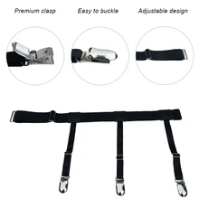 Рубашка подтяжки против морщин клип эластичные леггинсы рубашка с поясом запорные зажимы сексуальные бедра кольцо подвязка пояс