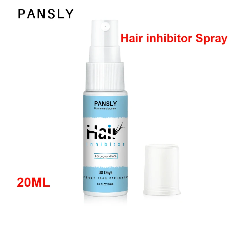 Hair inhibitor Spray Pansly средство для удаления волос и ингибитор роста удаление с лица крем спрей борода Бикини Интимные ноги лица Тело подмышки безболезненный TSLM1 - Цвет: Hair inhibitor Spray