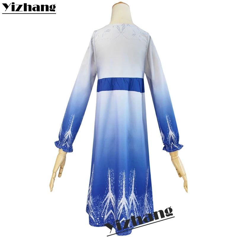Yizhang Movie Frozen 2; Детский карнавальный костюм для девочек; костюм принцессы «Айша»; детское платье на Хэллоуин; комплект форменной формы; одежда