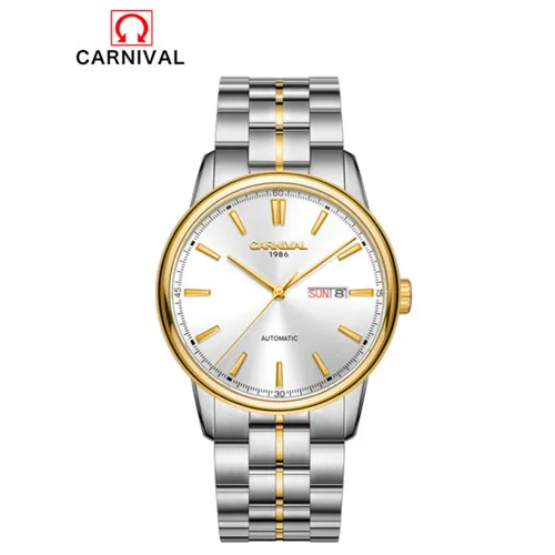 Switzerland Carnival Mechanical Watch Men MIYOTA Automatic Men Watches Luxury Brand Waterproof Clock Sapphire Montre Homme Reloj 