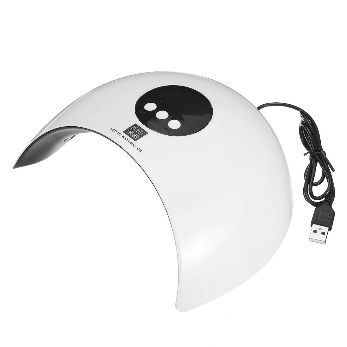 White Induction 36 Вт Быстрый сенсор Профессиональный 12 Светодиодный УФ лампа для ногтей свет лак гель сушилка Вентилятор машины система охлаждения двойной источник света-отверждения - Цвет: White Induction