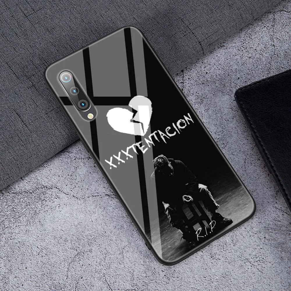 TG13 Lavaza XXXTENTACION розовый открытый Lil Открытый закаленное стекло мягкий чехол для Xiaomi Redmi Note 5 6 7 Pro mi A1 A2 8 Lite 9 F1 TPU чехол - Цвет: TG13
