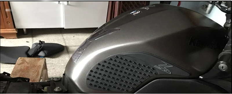 Наклейка для мотоцикла Z250 Z300, накладка на топливный бак, боковая накладка на колено, нескользящие накладки для Kawasaki 2013 Z250 Z300