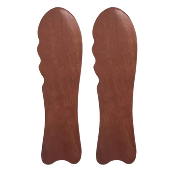 

Natural Jujube Wood Gua Sha Tools Guasha Board Scraping Massage Tool Handcraft Ultra Smooth Edge for Face Back Foot