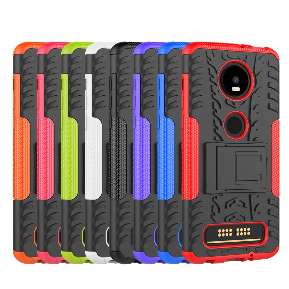 Для moto z play force z2 чехол для телефона ударопрочный кронштейн 3 z4 защитный из
