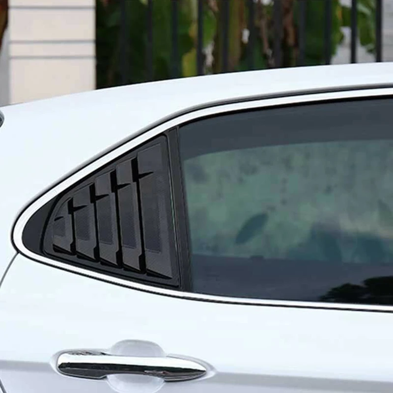 2 шт задняя четверть панель окна наклейка крышка жалюзи окна для Toyota Camry