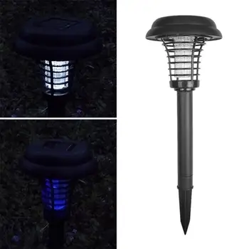 

Black 600MAH Solar Fence Light Solar Lawn Light Electronic Illumination Animal Pest Repeller Eco Friendly Garden Outdoor Insect