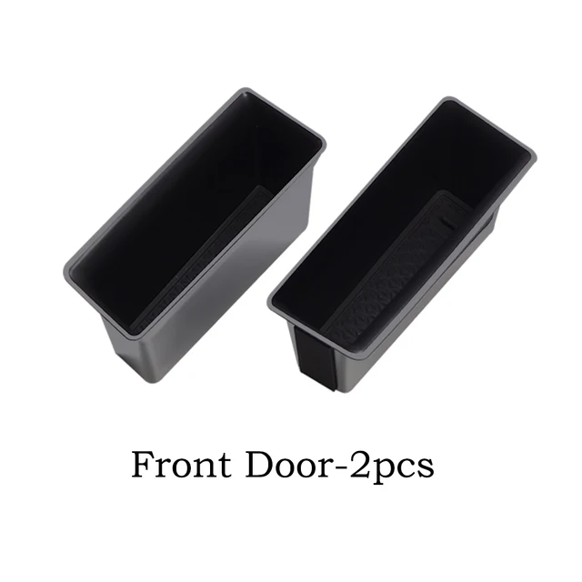 For Golf 8 MK8 2020 Car Center Console Storage Box Tray Divider Organizer Box Container Holder Front Door 2pcs
