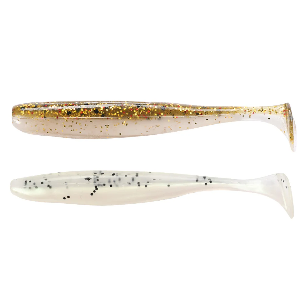 

10 Packaged in the Shape of Bars 12 Cm/9G Sleeves Fish UV with Salt Shrimp Double Color Soft Bait Lure 4-Color Hot Selling