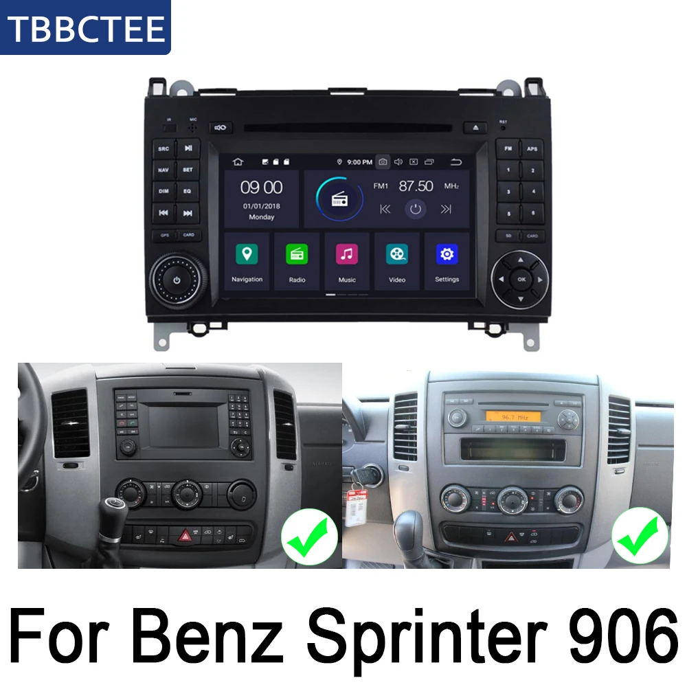 Для Mercedes Benz Sprinter 906 2007 ~ 2010 NTG Автомобильный мультимедийный плеер Android
