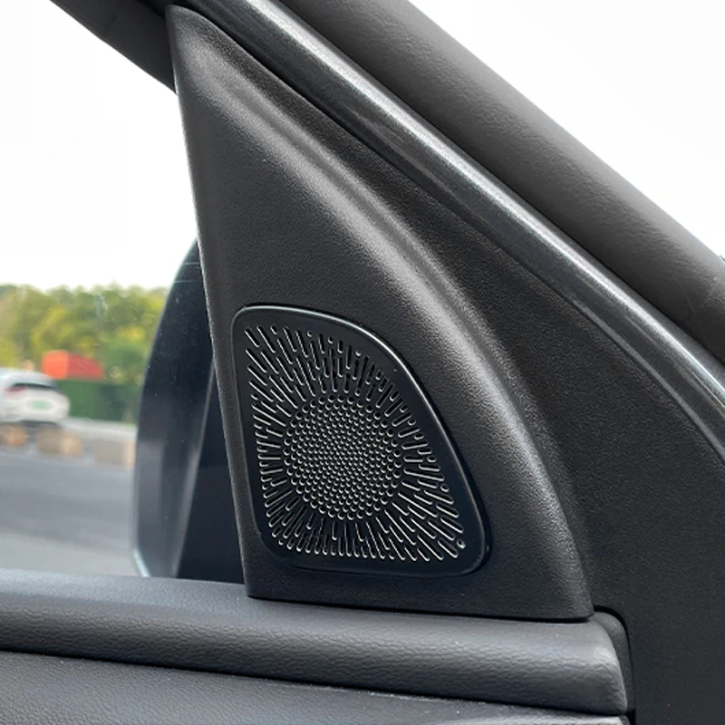 Car Door Audio Cover Interior Door Audio Speaker Trim Bezel Cover Garnish For Hyundai Tucson NX4 Door Loudspeaker Cover Accessories