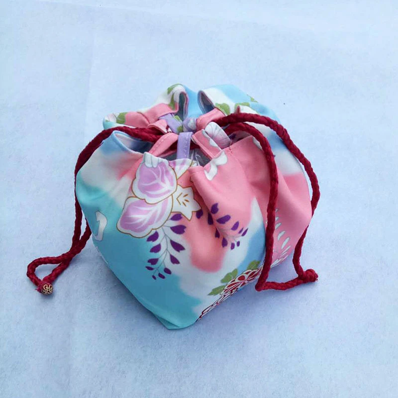 Color 3 Сумка в японском стиле кимоно Yukata Haori для женщин и девочек с цветочным рисунком и завязками, карнавальный костюм, Традиционная японская - Цвет: Color 3