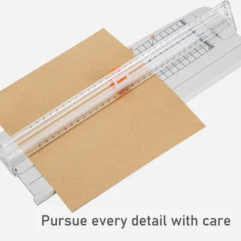 

Paper Cutter A4 Paper Photo Cutter ABS Simple Convenient Cutter with Ruler DNJ998