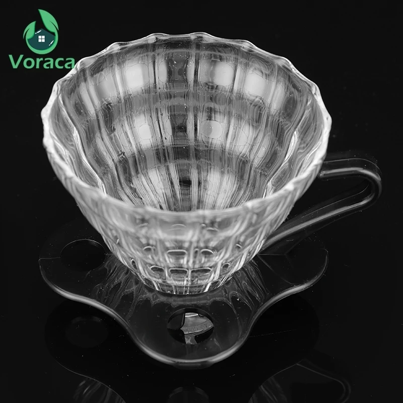 2/4 чашки многоразового использования V60 фильтр для кофе термостойкая Смола кофе капельница стекло капельный фильтр воронка кофе аксессуары Бариста инструмент